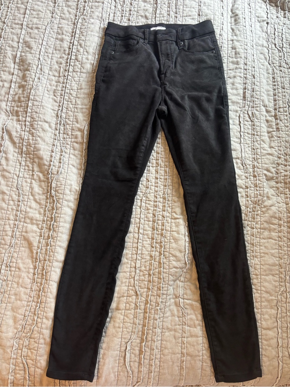 Good American Black Skinny Jeans